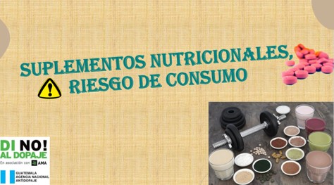 SUPLEMENTOS NUTRICIONALES RIESGO DE CONSUMO