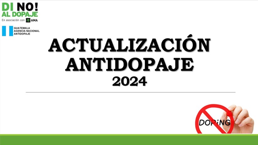 ACTUALIZACIÓN ANTIDOPAJE 2024